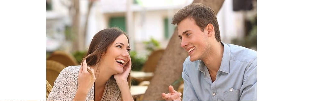 Couple Dating And Flirting